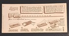 Vintage Craftaid Indian In Canoe And Fish Billfold Leather Template No  2580