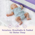 Mattress Crib Toddler Bed Baby Waterproof Quilted Comfort Sleep Cushion Cover