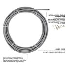 Milwaukee Tool 48-53-2776 Drain Cleaning Cable  3 8 In Dia  75 Ft L
