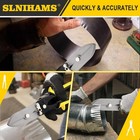 5-blade Hand Crimper Sheet Metal Tools  Hvac Tool For 24-28 Gauge Duct Work Down