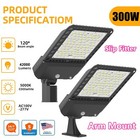 Led Parking Lot Lights 200w 300w Module Street Pole Fixture Shoebox Area Light