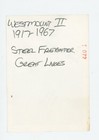 Vintage Photo Historic Steel Freighter Westmount 2 1917-1967 Great Lakes 1961