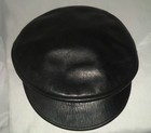 Vintage Harley Davidson Leather  Captains Hat Cap