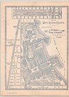 1893 World s Columbian Exposition 2 Sided Map J w  Butler Paper Co Chicago Il