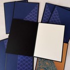 8 Stampin    Up  Note Cards   Envelopes  Heavy Stock Night Of Navy  Gold   Ivory