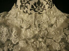 Moonlight Wedding Dress Bridal Accessory 8 Shrug Bolero Ivory Lace Illusion  275