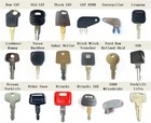 100 Heavy Construction Equipment Ignition Keys Set For Cat Case Deere Kubota Jcb