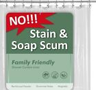 Barossa Design Plastic Shower Liner Clear - Premium Peva Shower Curtain Liner Wi