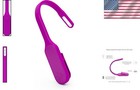 Multi-functional Clip-on Reading Light  Rechargeable  Dimmable  Warm White Leds