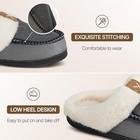  men s Memory Foam Moccasin Slippers Warm Plush Indoor Outdoor House Shoes Gift