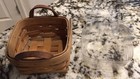 1995 Longaberger Sweet Basil Basket With Protector
