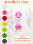 28 Pcs Running Bib Clips For Runners - Race Bib Fasteners In 7 Colors