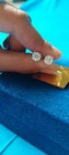 1 75 Ct Round Cut Diamond Stud Earrings 14k White Gold Natural Mined Screwback
