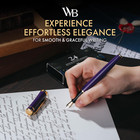 Fountain Pen Set  Medium Nib  Includes 24 Ink Cartridges And Ink Refill Converte