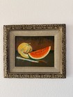 Vintage Original Oil Painting Still Life Realism Signed Framed Ooak
