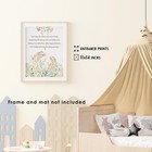 Bunny Nursery Room Decor Watercolor Prints Animal Gift Wall Art For Baby Girl Bo