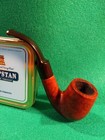 Made In Italy Real Briar Bent Estate Tobacco Pipe