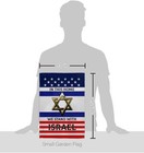 Stand With Israel Bandera De Israeli American Jewish Decorations Made In Usa 