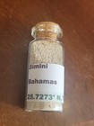 Bimini Bahama   Beach Sand Sample  Approx 10ml Glass Bottle  Virgin Voyages
