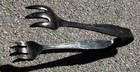 Carlton Silverplate Sugar Tongs 3 5  Vintage Tea Cube Server Claw Design