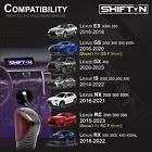 Rioja Red Carbon Gear Shift Knob For Lexus Es-350 Gs Gx460 Is300 Nx300 Rc Rx350