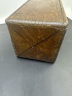 Antique Wooden Rolly Polly Box With Sewing Attachments
