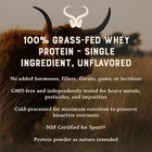 Heart   Soil 100  Grass Fed Whey Protein Concentrate - Unflavored     2lbs