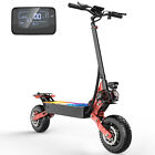 2000w Dual Motor Electric Scooter 11  Off Road Tires 48v 15ah 45mph 40mile Range
