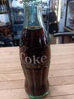 Vintage Coca-cola 6   Oz Bottle W  Silver Cap     Coke Trade-mark