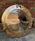 Boat Window   Wall Porthole Decor Nautical Antique Brass Porthole 12 Inch Ship