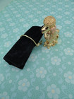 Vintage Estee Lauder Dazzling Poodle Solid Perfume Compact 1999 Empty