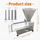 Kolice Commercial Automatic Sausage Stuffing Machine meat Filling Machine 4 Tube