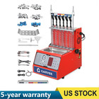 6 Cylinder Ultrasonic Fuel Injector Tester Cleaner Machine Gdi piezo motorcycle