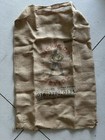 Authentic Mexican Burlap Coffee Sack Luchador Wrestler Logo Mexico