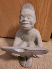 Vintage 1955 Concrete Watermelon Boy Statue 