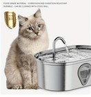 3 5l Automatic Pet Water Fountain Dispenser Stainless Steel For Cats   Dogs