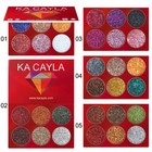 Ka Cayla Glitter Eyeshadow Makeup Kit Shimmer Eye Shadow Powder Palette