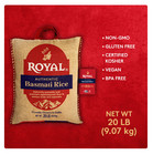 Authentic Royal Naturally Aged Indian White Basmati Rice  Long-grain  Gluten-fre