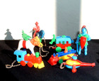 Lot Of Seven Lido And Lional Keychain Puzzles   Cool Old-school 1950s Toys