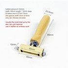 Hot Foil Stamping Brass Letters Tool Fire Heat Up Embossing Print Coding Mold