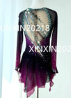 Ice Figure Skating Competition Dress Gymnastics Costume Dance Dress Dyeing