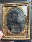 Civil War 1 9 Tintype Photo Of Confederate Soldier
