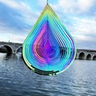 Wind Spinner Garden Decorations -3d Stainless Steel Metal Wind Spinners For Yard