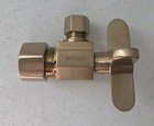 Brizo Bt022204-gl Odin Angled Supply Stop Valve W Cross Handle  Less Supply Line