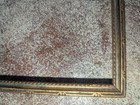 Antique Art Deco Nouveau Gold   Bronze  Wood   Gesso Frame Fits 7 5x6 