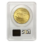 Rare 1922  20 Gold Saint Gaudens Pcgs Ms65  Gem Pq Approved Double Eagle