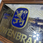 Vintage Lowenbrau Bar Mirror Dark Special Beer Bar Sign 16x23 Framed Man Cave