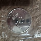 Canadian Maple Leaf 1 Oz  999 Silver Bullion 5 Dollar Coins 2002-2003