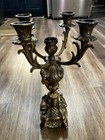 Vintage Ornate 5 Arm Candelabra Accurate Casting Hollywood Regency Rococo