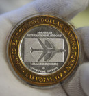 Mccarran Airport Las Vegas   Nv  Casino  10 Gaming Token  999  Silver Strike 